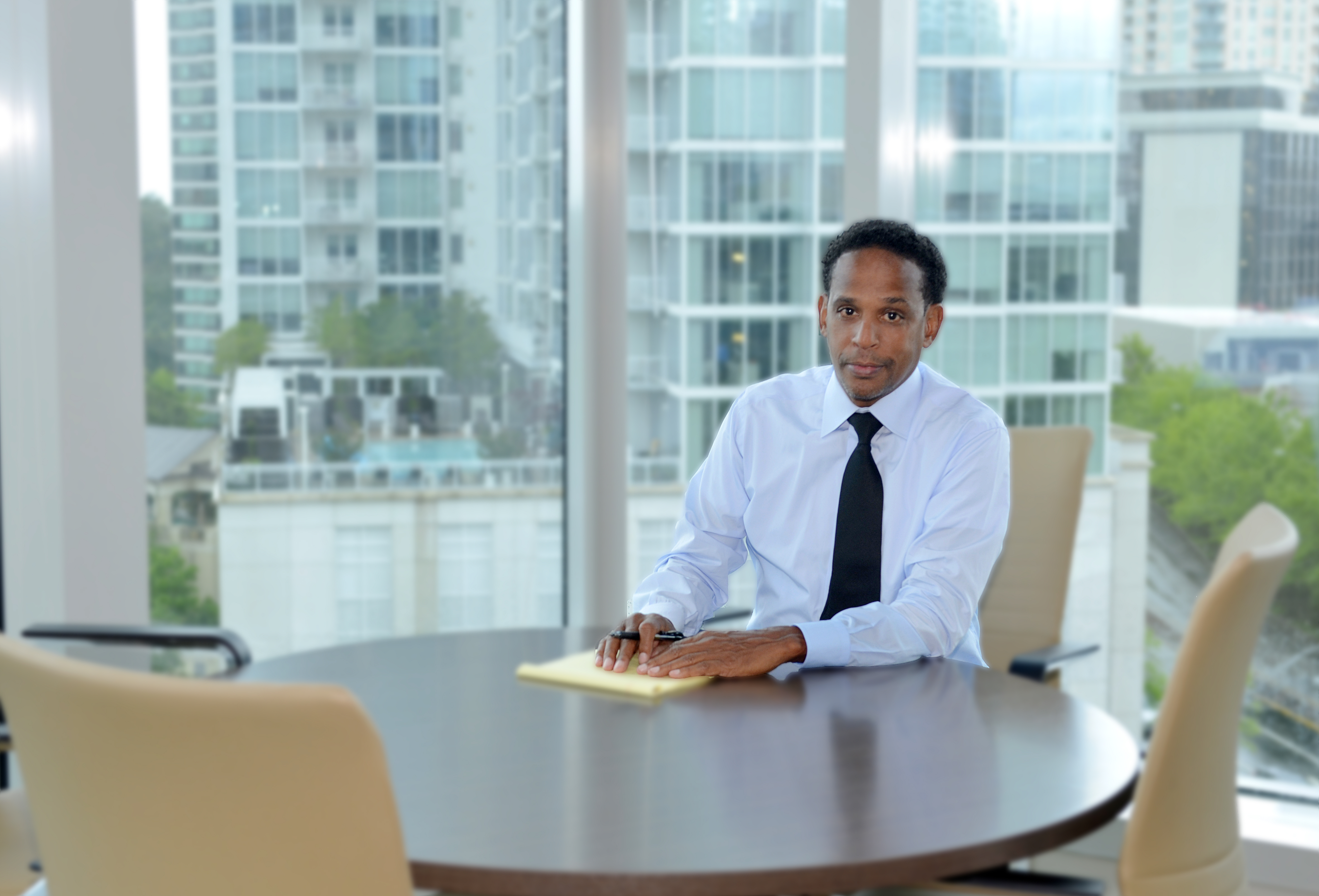 Eldridge Suggs IV at his Atlanta office